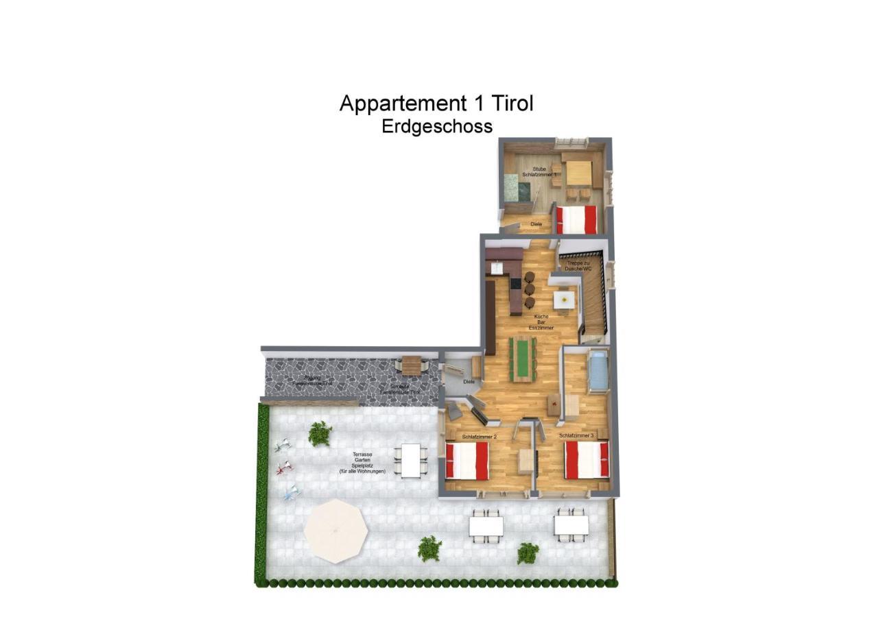 Angerer Alpine Suiten Und Familienappartements Tirol Райт  Экстерьер фото